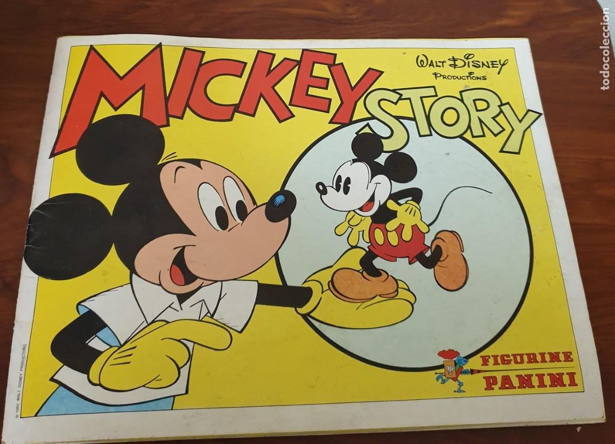 Collectionnisme Albums: &Aacute;LBUM VAC&Iacute;O MICKEY STORY WALT DISNEY PANINI A&Ntilde;O 1982