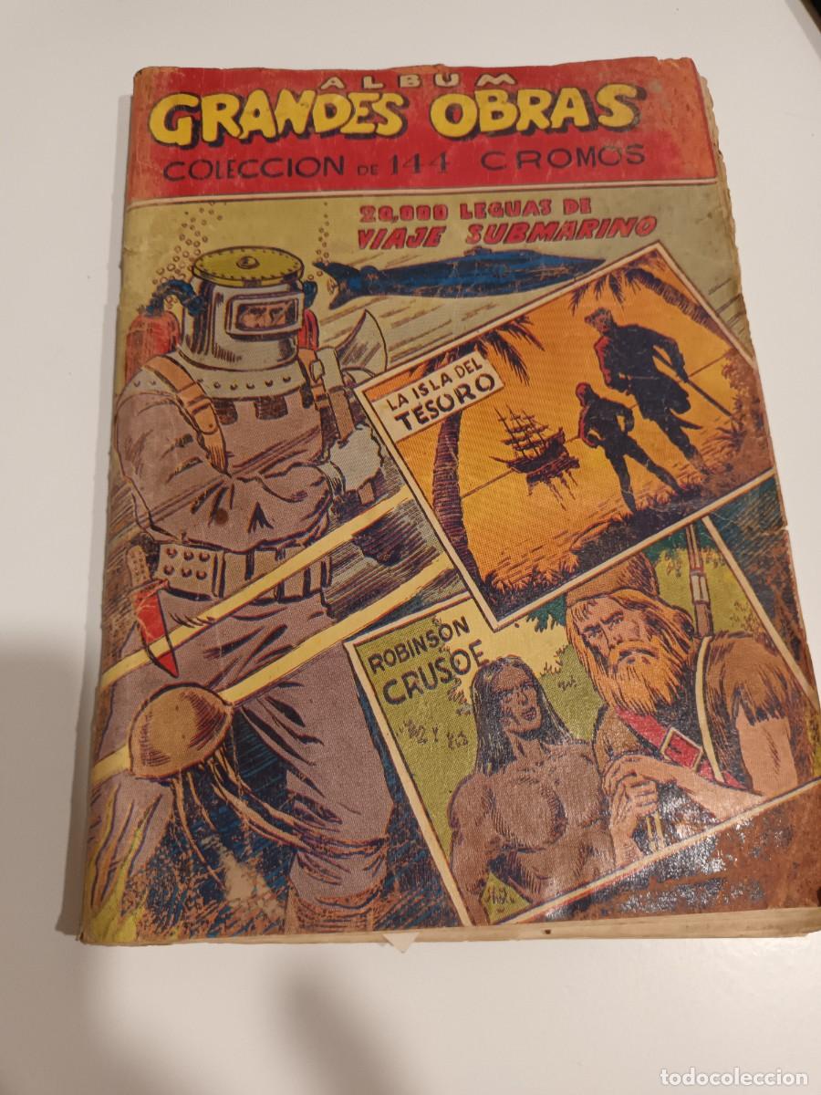 Collezionismo Album: Album de cromos Grandes obras, 144 cromos faltan pocos, 1956