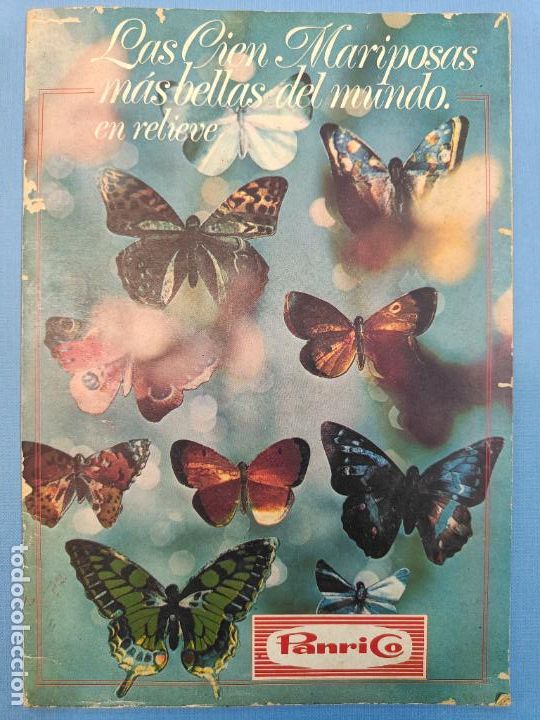 Collectionnisme Albums: ALBUM CROMOS LAS CIEN MARIPOSAS MAS BELLAS DEL MUNDO EN RELIEVE PANRICO 1974 VACIO SIN CROMOS