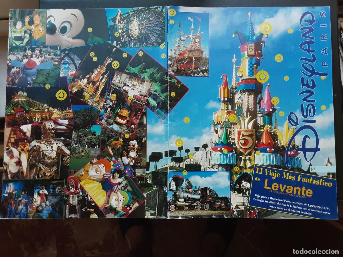 Collectable Incomplete Albums: Disneyland Par&iacute;s, Levante el Mercantil valenciano, &aacute;lbum a falta de 35 cromos de ciento veinte