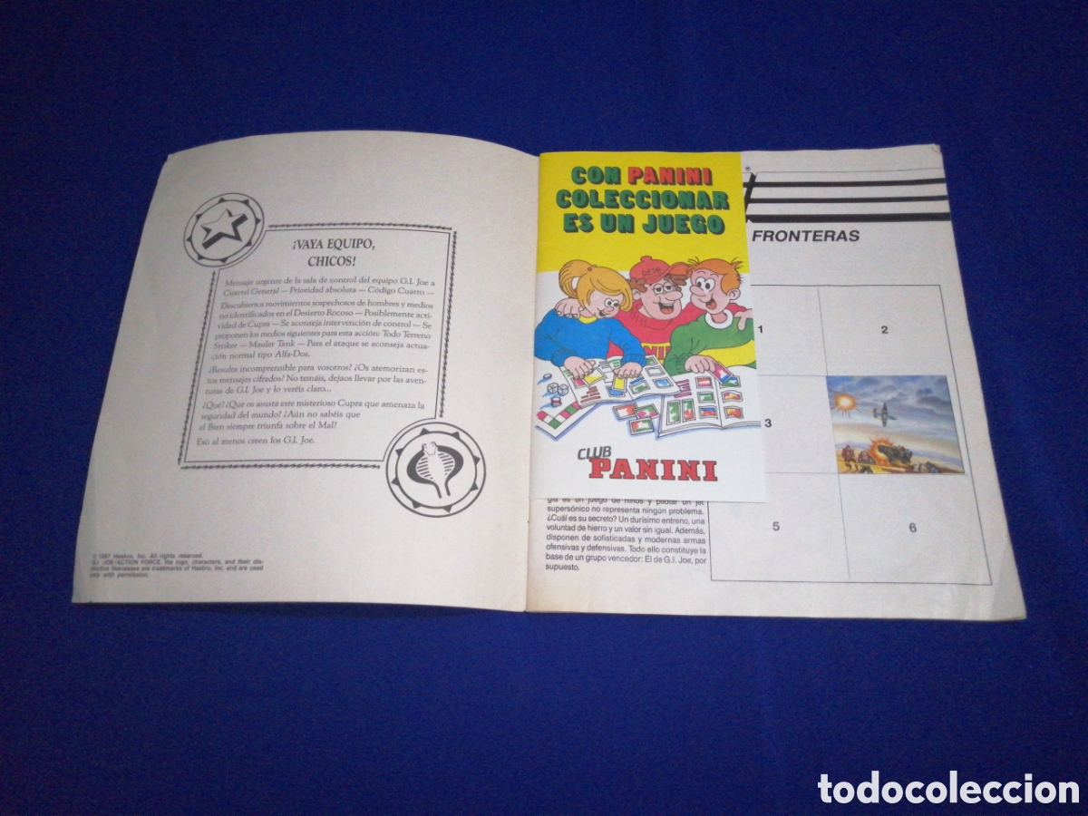 Coleccionismo &aacute;lbumes: GIJOE - PANINI - Foto 2