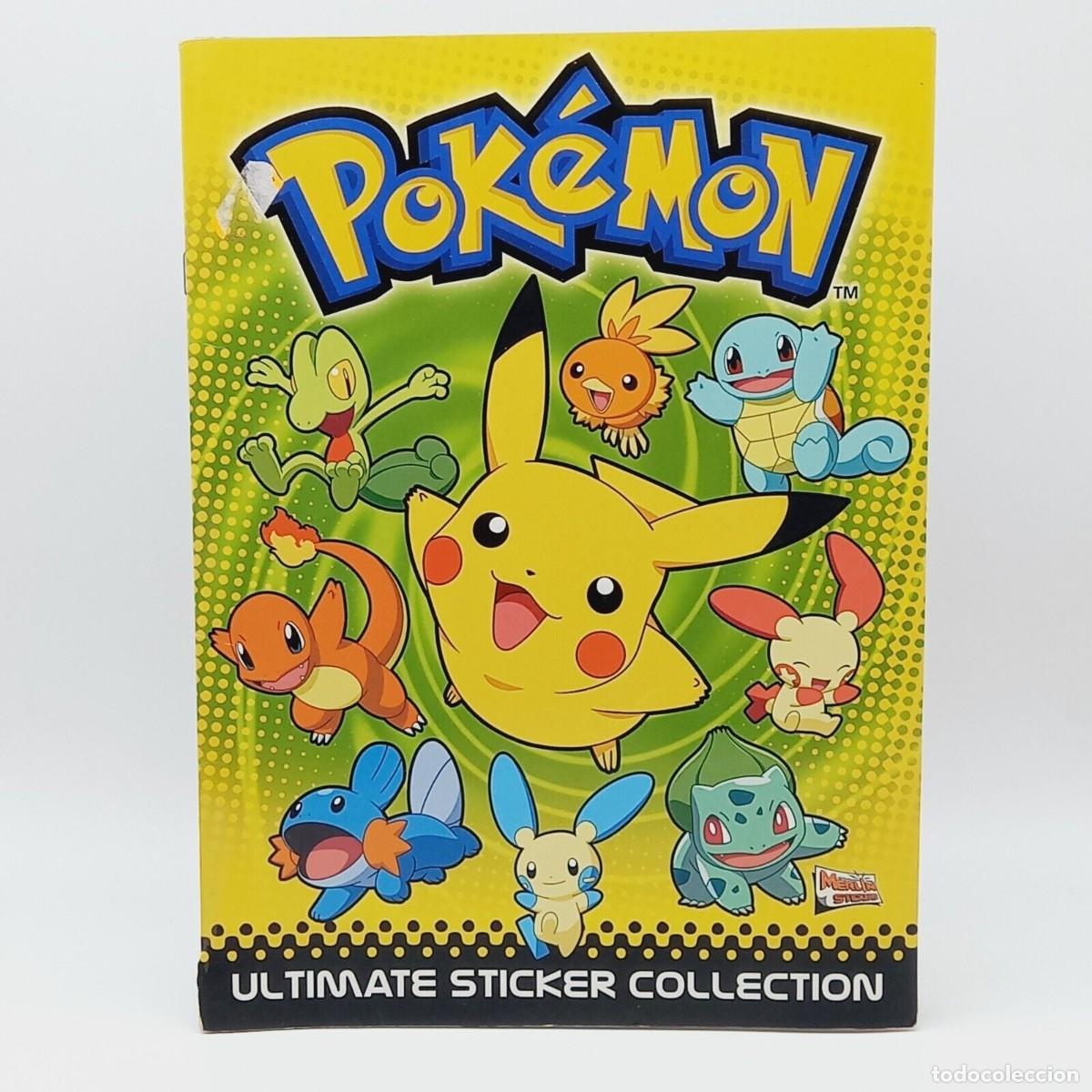 Album Pokemon Ultimate Sticker Collection Topps 2005 incompleto Merlin  España en muy buen estado