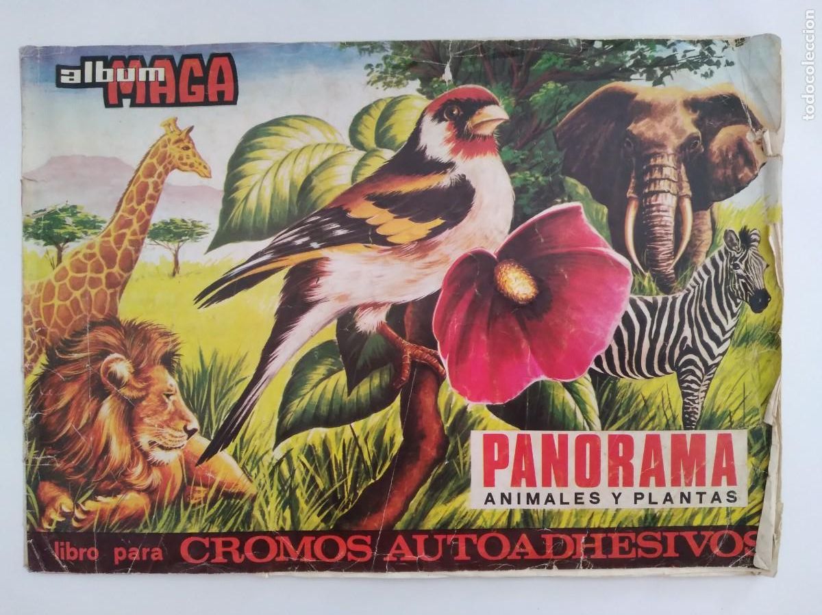 Collectable Incomplete Albums: ANTIGUO ALBUM MAGA PANORAMA ANIMALES Y PLANTAS CONTIENE 265 CROMOS CASI COMPLETO RV