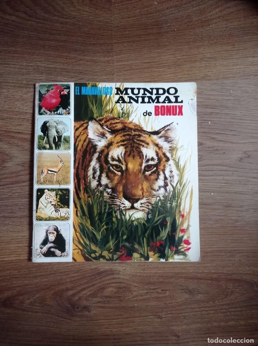 Collezionismo Album: Antiguo &Aacute;lbum el maravilloso mundo animal de Bonux, vacio