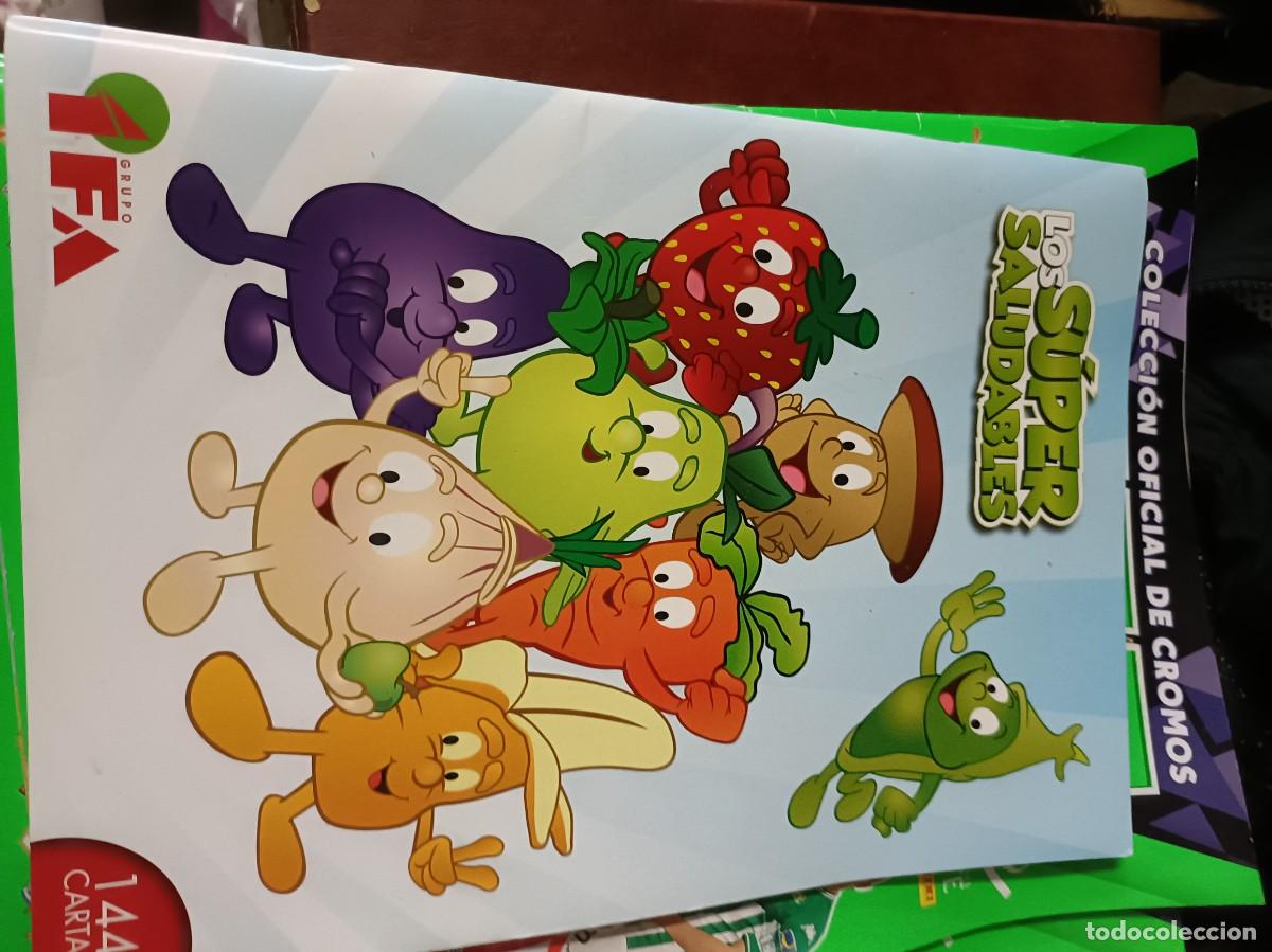 Colecionismo Cadernetas: Incompleto con 15 cartas Los super saludables album