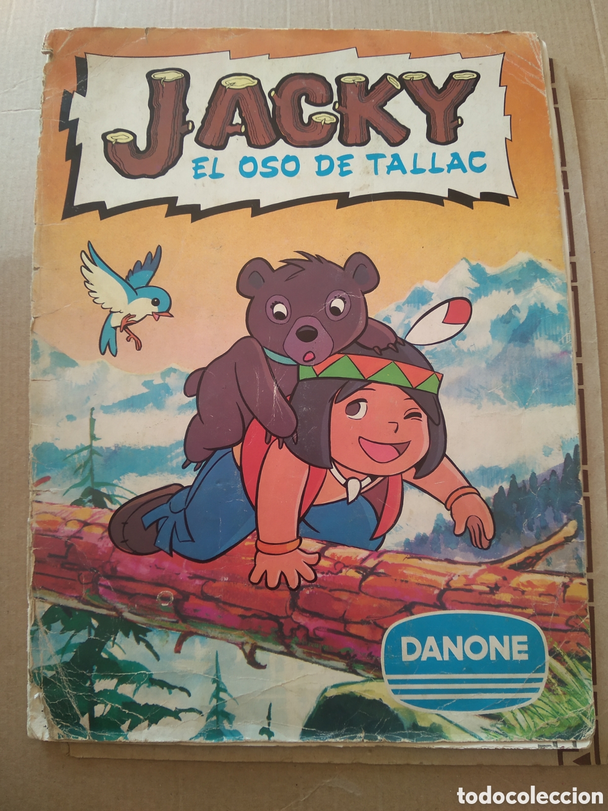 Colecionismo Cadernetas: ALBUM VAC&Iacute;O CROMOS JACKY EL OSO DE TALLAC DE LA MARCA DANONE