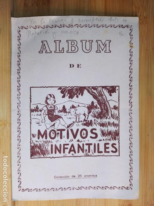 Collectionnisme Albums: ALBUM DE MOTIVOS INFANTILES-ALBUM DE CROMOS VACIO-VER FOTOS-(K-11.090)