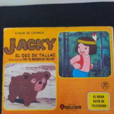 Coleccionismo Álbumes: ALBUM DE CROMOS JACKY,EL OSO DE TALLAK AÑOS 70-80