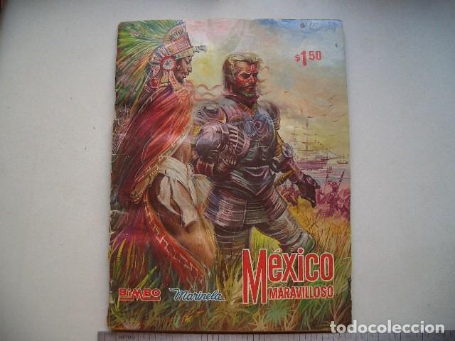 Colecionismo Cadernetas: &Aacute;LBUM CROMOS ORIGINAL M&Eacute;XICO MARAVILLOSO BIMBO MARINELA A&Ntilde;OS 60 1,5$