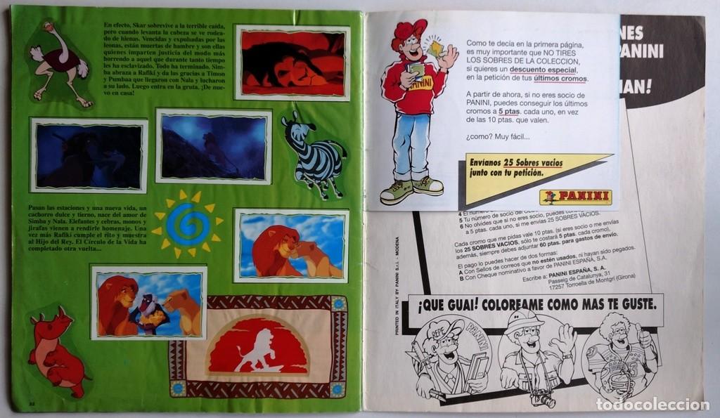 Coleccionismo &aacute;lbumes: El Rey Le&oacute;n - Foto 6