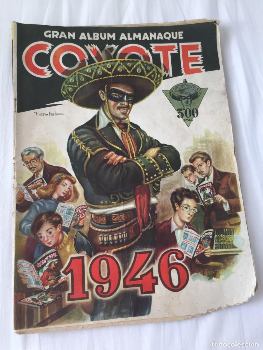 Colecionismo Cadernetas: &Aacute;lbum Gran Almanaque Coyote 1946 original vac&iacute;o