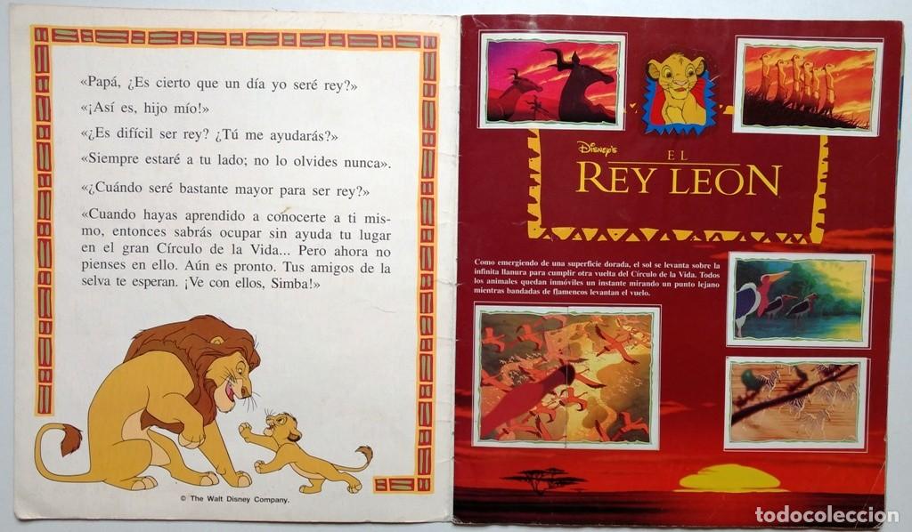 Coleccionismo &aacute;lbumes: El Rey Le&oacute;n - Foto 2