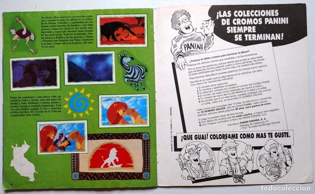 Coleccionismo &aacute;lbumes: El Rey Le&oacute;n - Foto 7