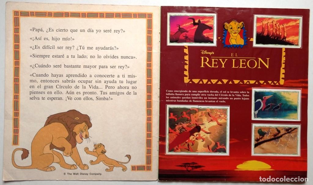 Coleccionismo &aacute;lbumes: El Rey Le&oacute;n - Foto 2