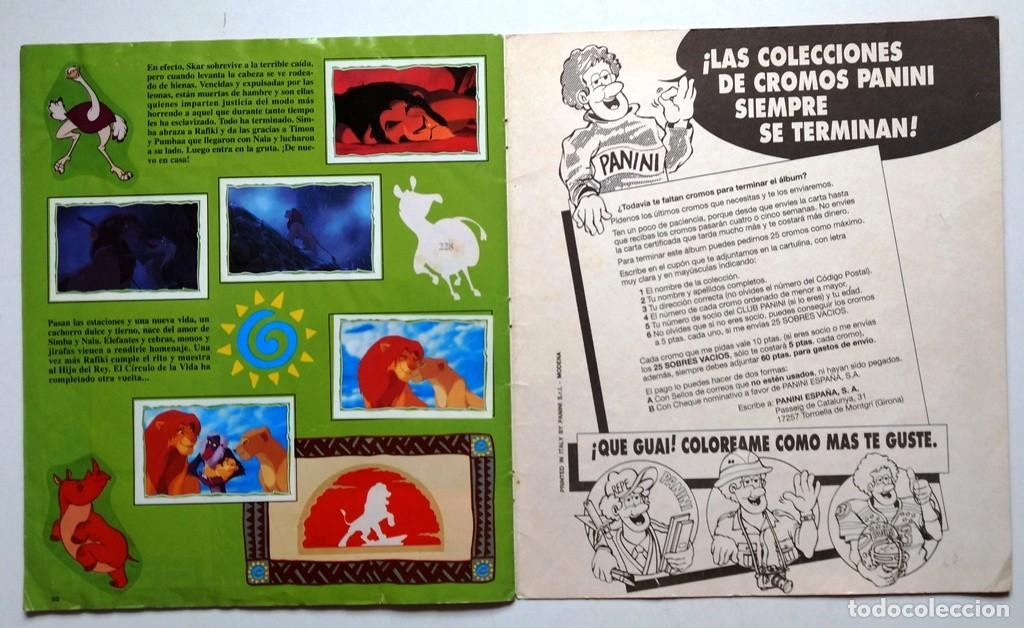 Coleccionismo &aacute;lbumes: El Rey Le&oacute;n - Foto 6