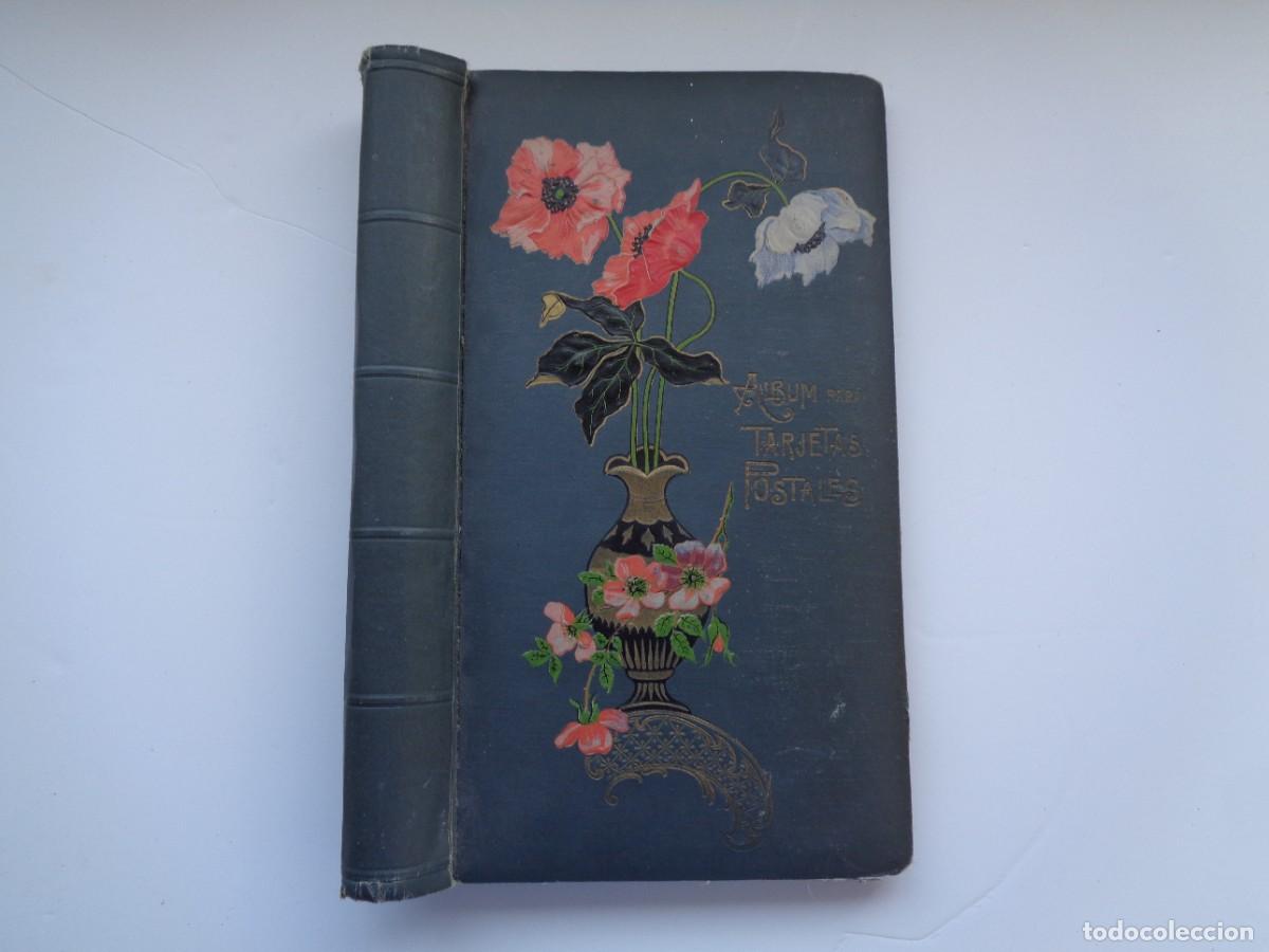 Coleccionismo &Aacute;lbumes: ANTIGUO ALBUM PARA TARJETAS POSTALES