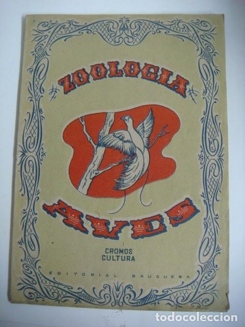 Coleccionismo &Aacute;lbumes: ALBUN DE CROMOS DE ZOOLOGIA AVES CROMOS CULTURA DE BRUGUERA INCOMPLETO(&)