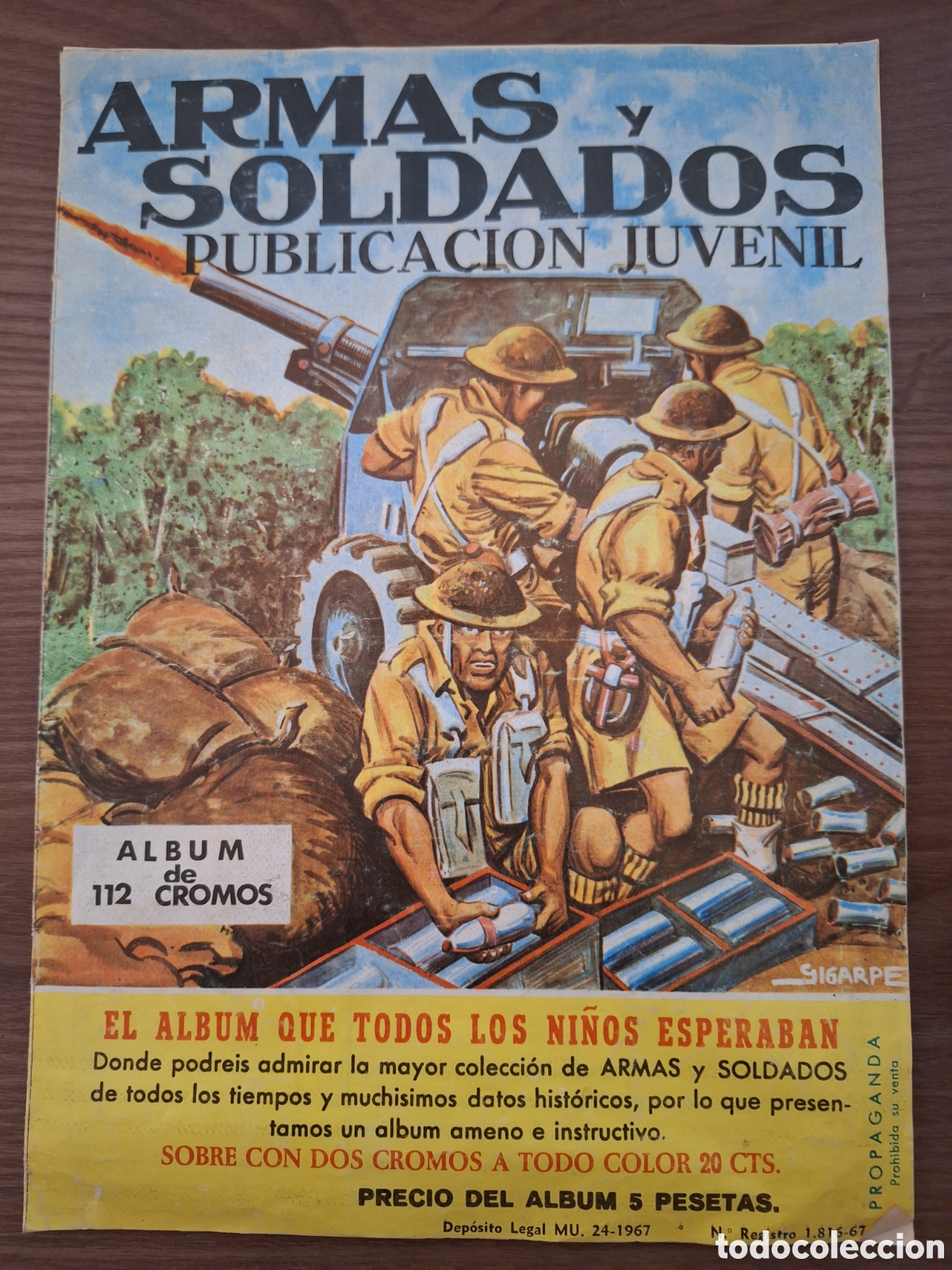 Coleccionismo &Aacute;lbumes: ARMAS Y SOLDADOS ED COSTA CON 30 CROMOS