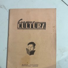 Coleccionismo Álbumes: ÁLBUM CROMOS CULTURA, ÁLBUM TERCERO, INCOMPLETO, AÑOS 30, (EDITORIAL GATO NEGRO), NUEVO!!!