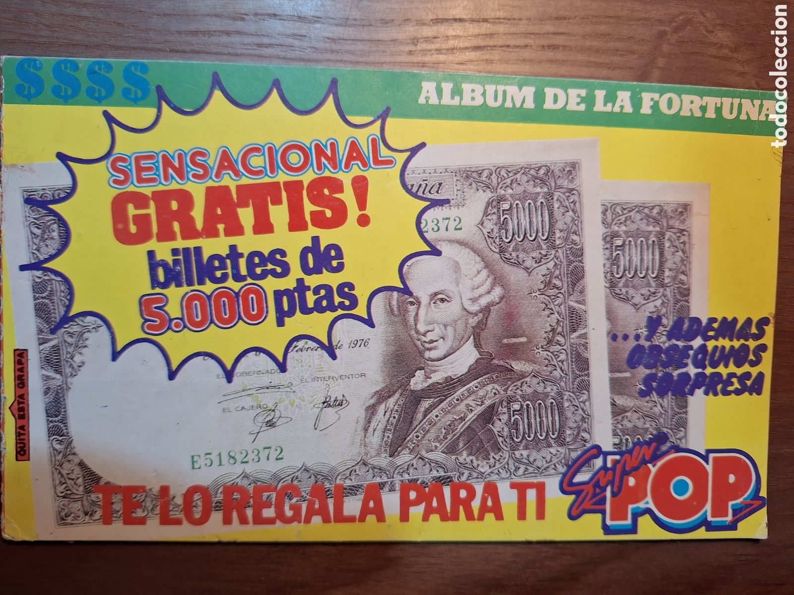 Collezionismo Album: ALBUM DE LA FORTUNA DE SUPER POP