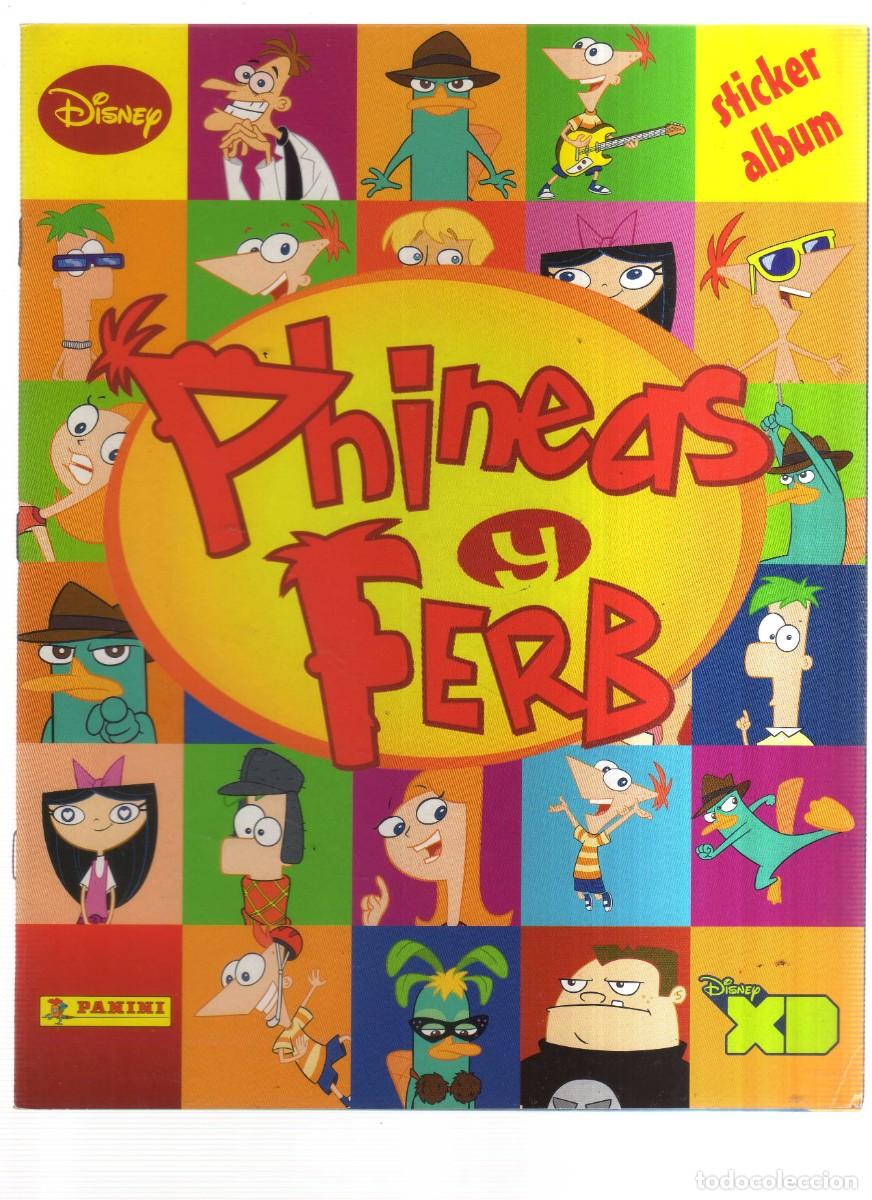 Collezionismo Album: PHINEAS FERB STICHER ALBUM DISNEY