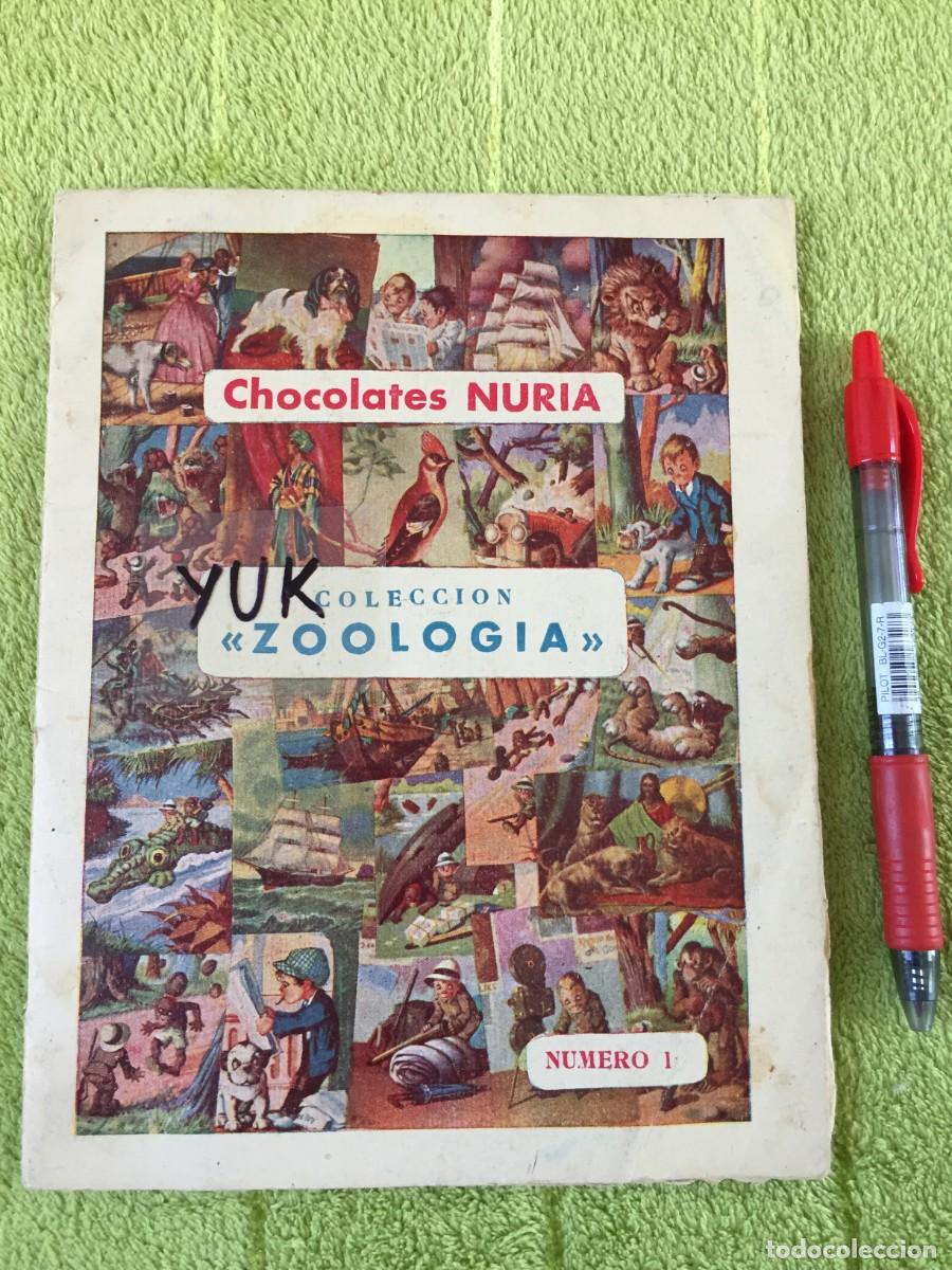 Collezionismo Album: ANTIGUO ALBUM DE CHOCOLATES NURIA - COLECCION ZOOLOGIA N&ordm; 1 - TORRENTE (VALENCIA) - MUY RARO