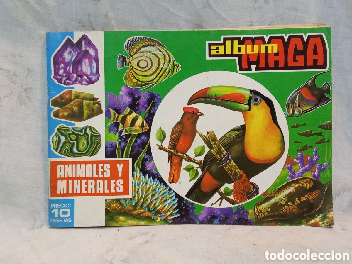 Collectable Incomplete Albums: &Aacute;LBUM ANIMALES Y MINERALES INCOMPLETO DE MAGA