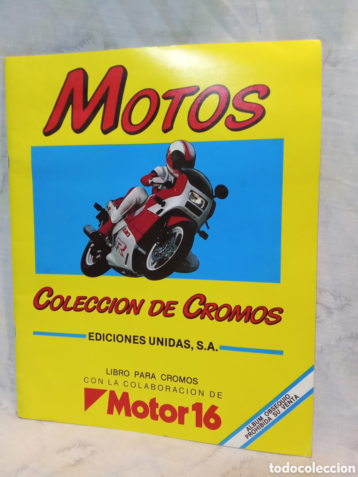 Collectable Incomplete Albums: &Aacute;LBUM MOTOS INCOMPLETA DE EDICIONES UNIDAS