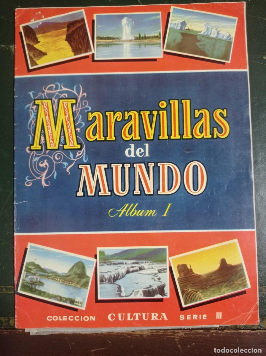 Collectable Incomplete Albums: Album cromos antiguo maravillas del mundo