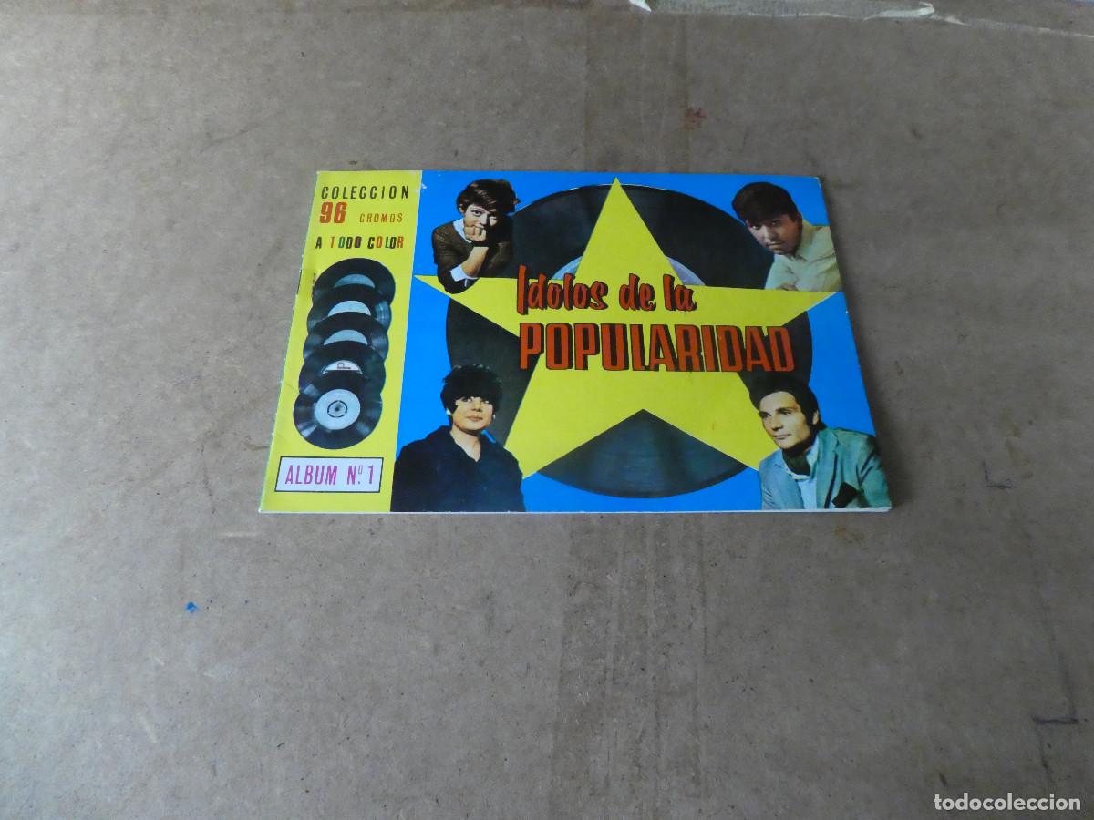 Collectable Incomplete Albums: album cromos vac&iacute;o, &iacute;dolos de la popularidad n&ordm; 1