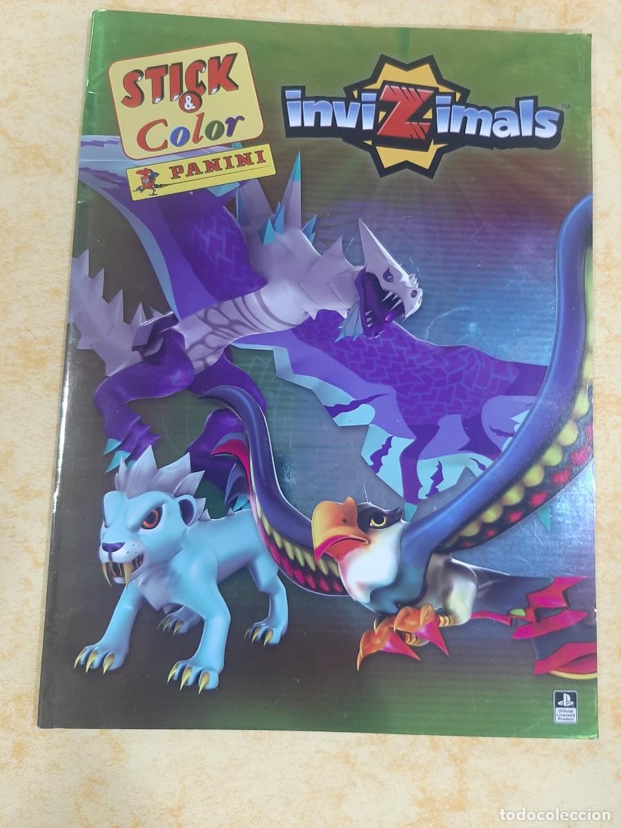 Collectable Incomplete Albums: ALBUM DE STICK DE PANINI SIN USAR INVIZIMALS !