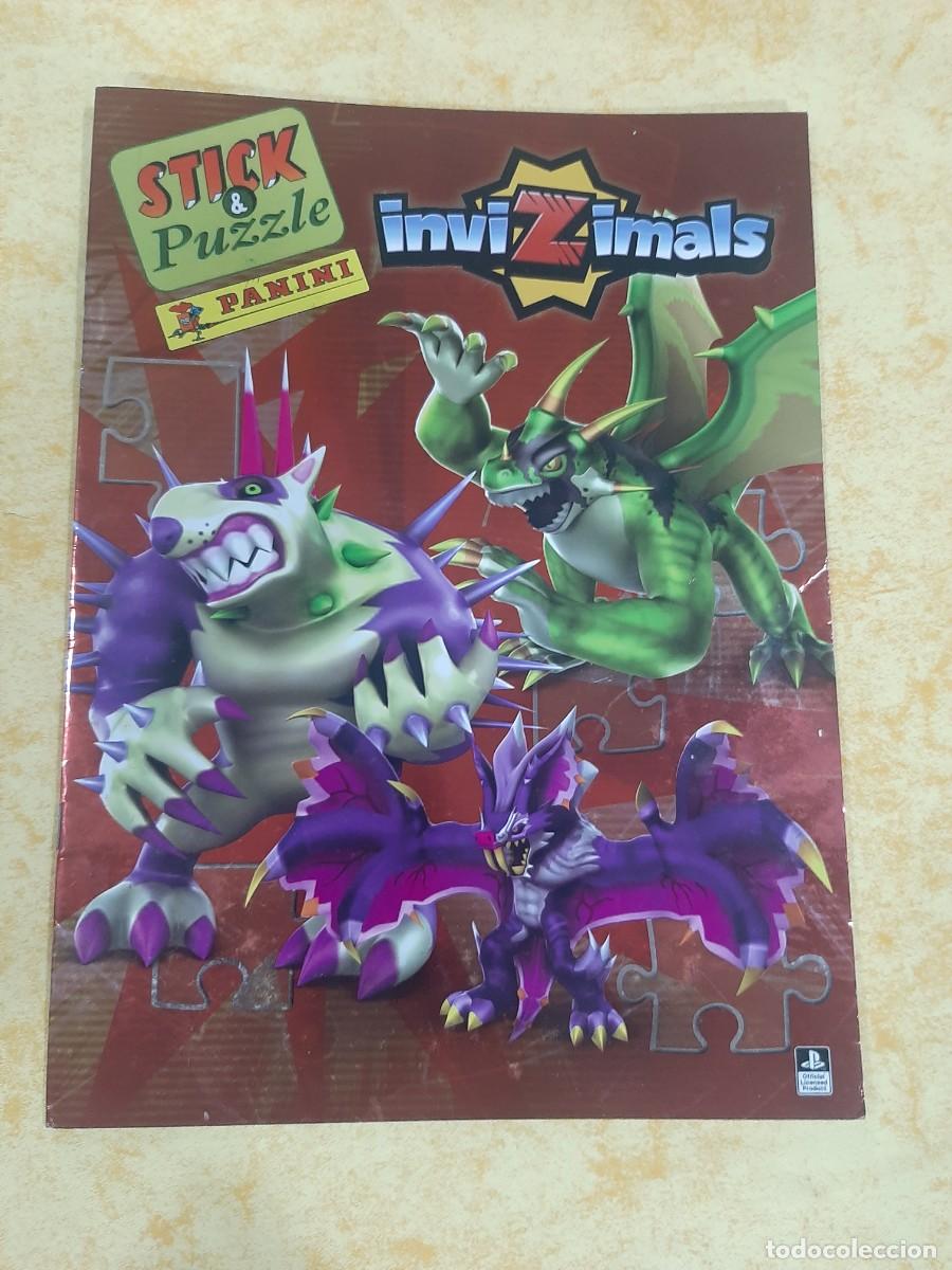 Collectable Incomplete Albums: ALBUM DE STICK DE PANINI SIN USAR INVIZIMALS !