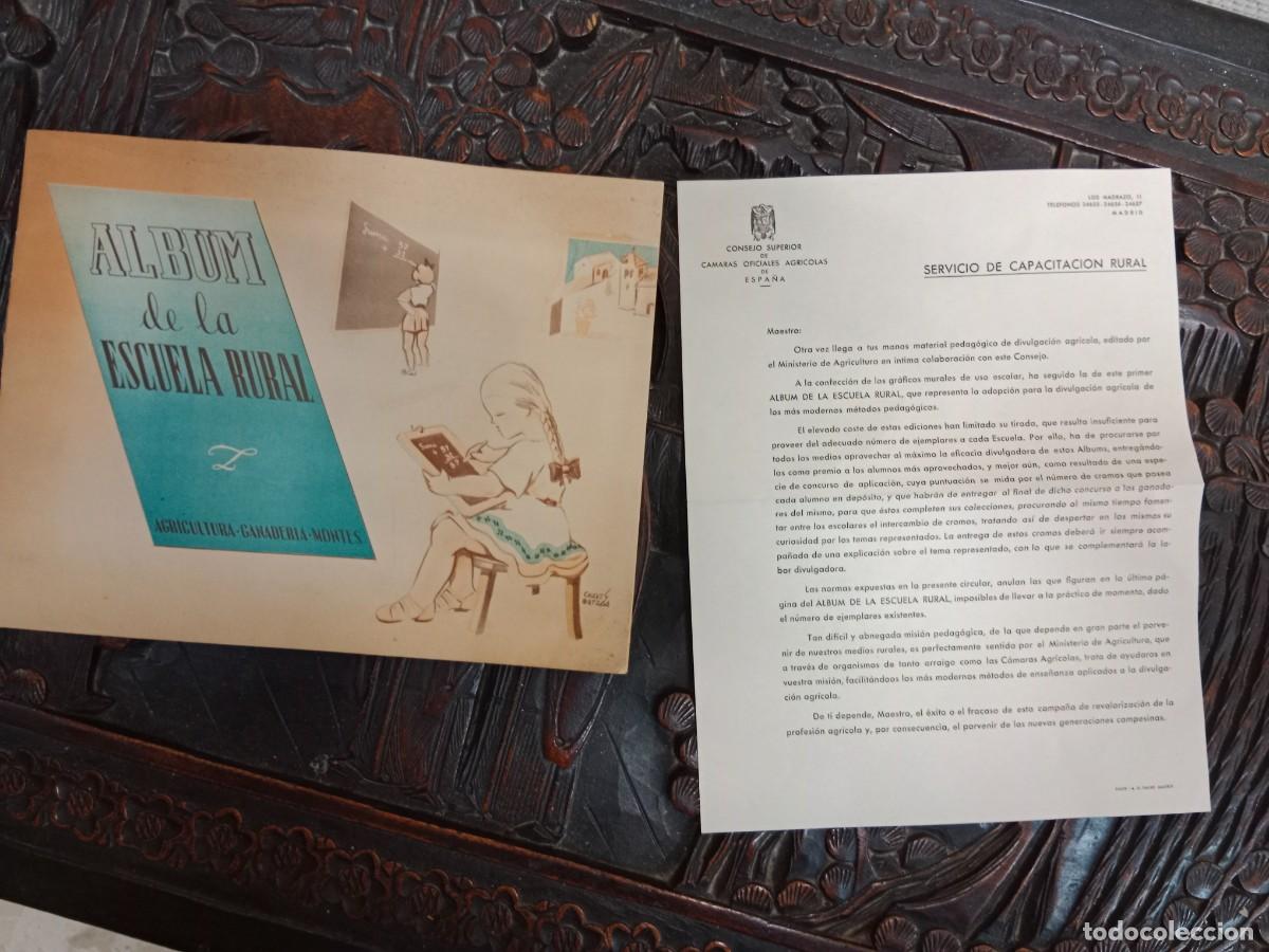 Collectable Incomplete Albums: ALBUM VACIO DE LA ESCUELA RURAL 1945 - SERVICIO DE CAPACITACION Y PROPAGANDA - RARO