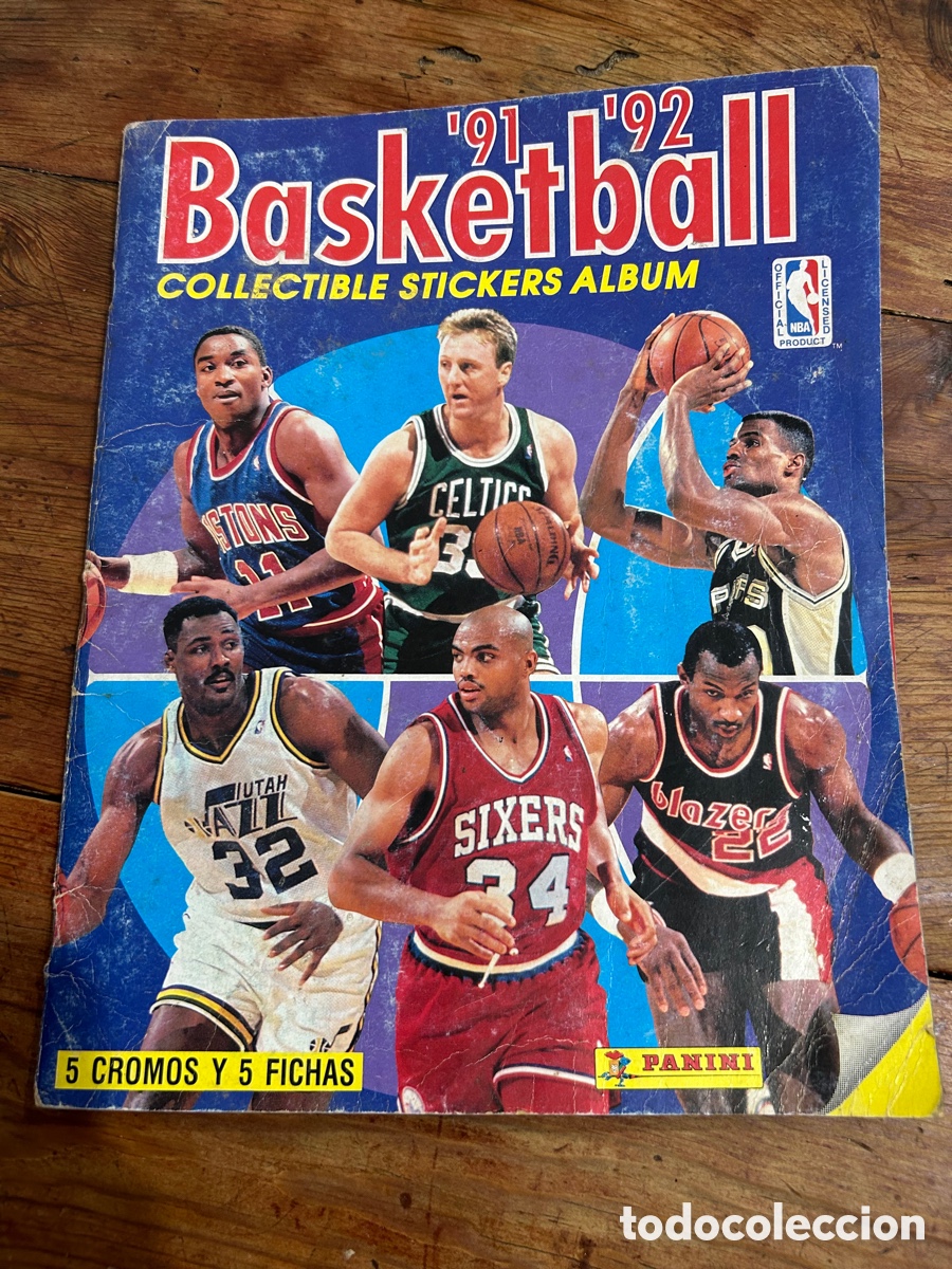 Collezionismo Album: Album basketball 91 92 incompleto falta la primera p&aacute;gina faltan 89 cromos