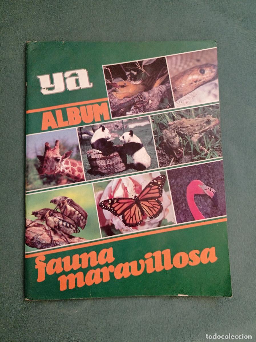 Collectionnisme Albums: Album fauna maravillosa a&ntilde;o 1986/1987 con 20 cromos pegados