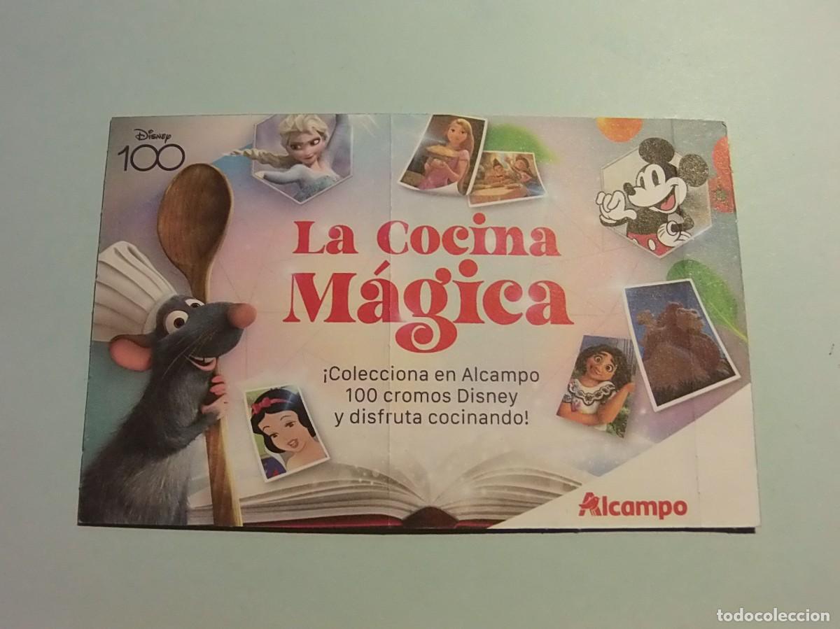 Colecionismo Cadernetas: ALCAMPO - LA COCINA MAGICA - DISNEY 2023 - CROMOS 25, 48, 96 Y 99.