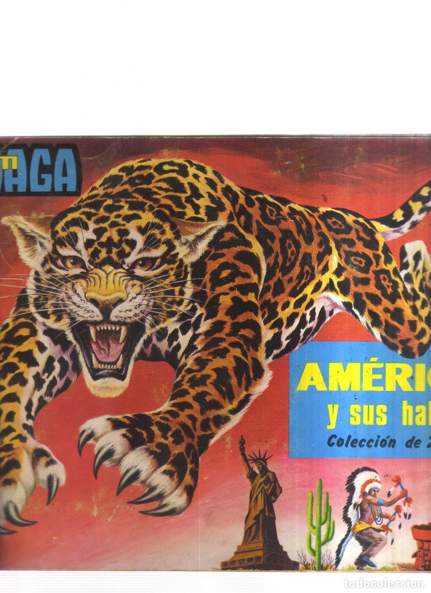 Collectionnisme Albums: ALBUM MAGA AMERICA Y SUS HABITANTES COLECCION 252 CROMOS