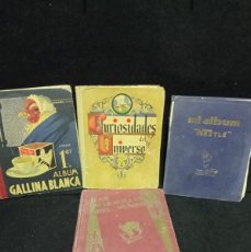 Coleccionismo Álbumes: LOTE DE 4 ALBUMES DE CROMOS - NESTLE - GALLINA BLANCA
