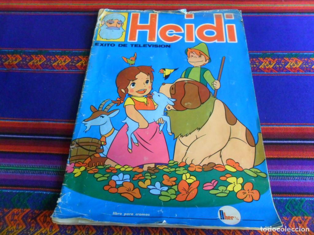 Colecionismo Cadernetas: HEIDI &Eacute;XITO DE TELEVISI&Oacute;N INCOMPLETO FALTAN 72 DE 210 CROMOS. FHER 1978.
