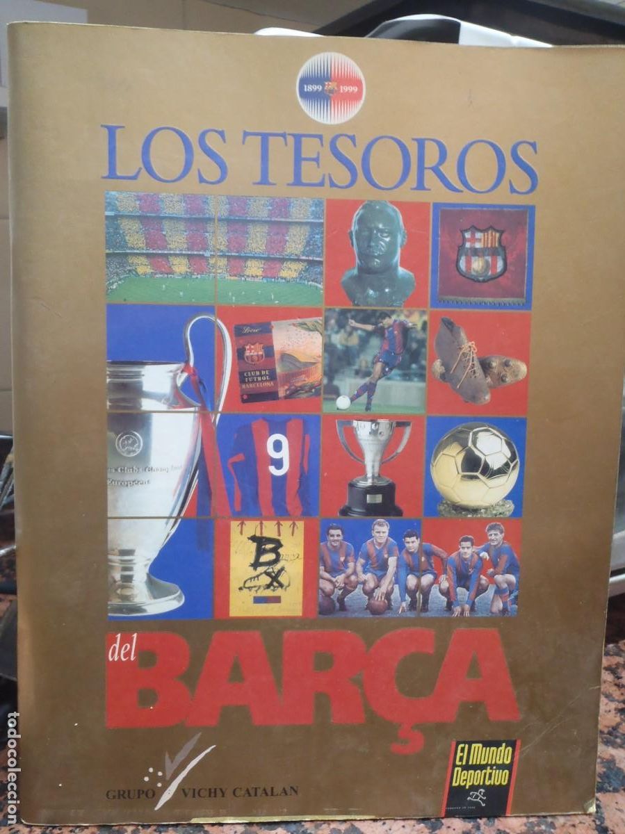 Colecionismo Cadernetas: LOS TESOROS DEL BARSA - MUNDO DEPORTIVO - ALBUM VACIO