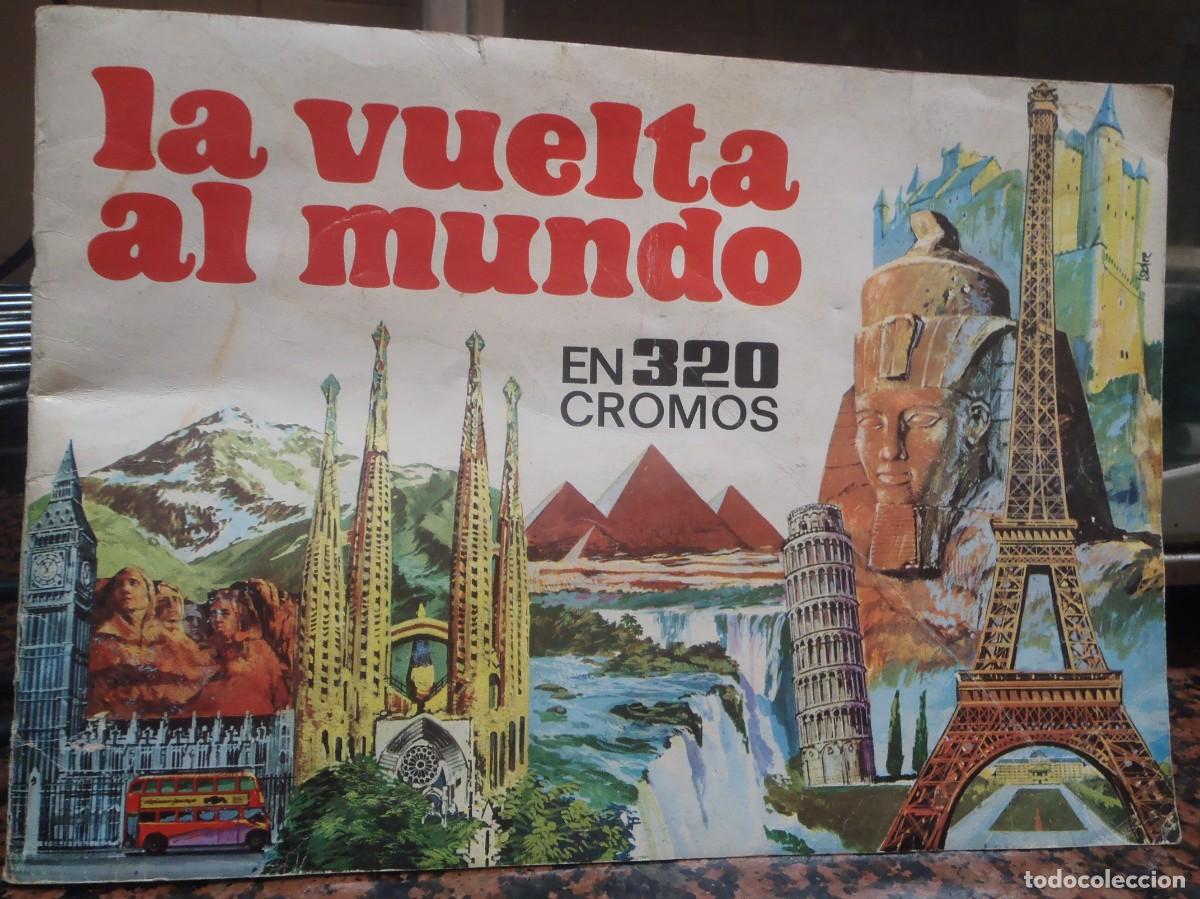 Collectionnisme Albums: LA VUELTA AL MUNDO EN 320 CROMOS - BRUGUERA- SOLO 196 CROMOS