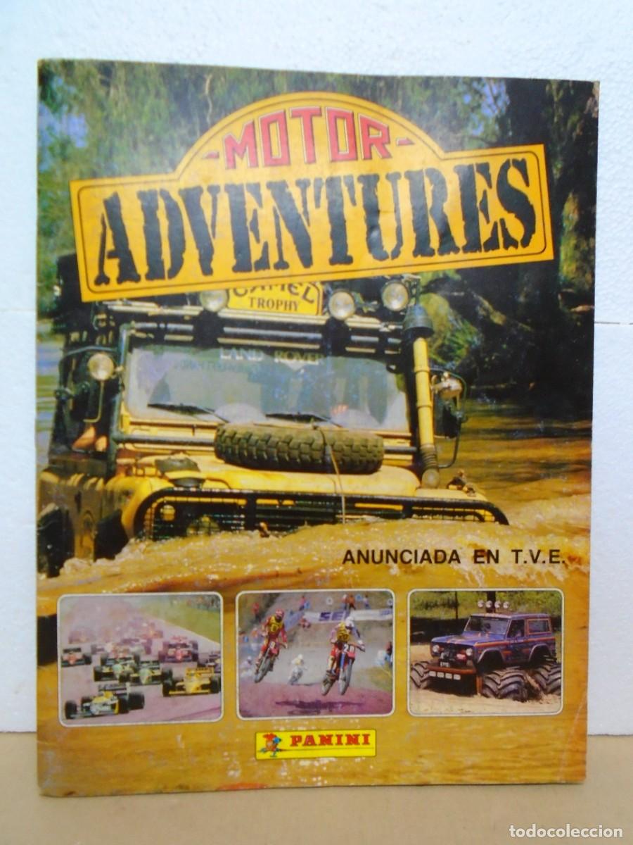 Collectable Incomplete Albums: ALBUM&rdquo;MOTOR ADVENTURES&rdquo;DE PANINI(1987)CONTIENE 74 CROMOS DE 216.