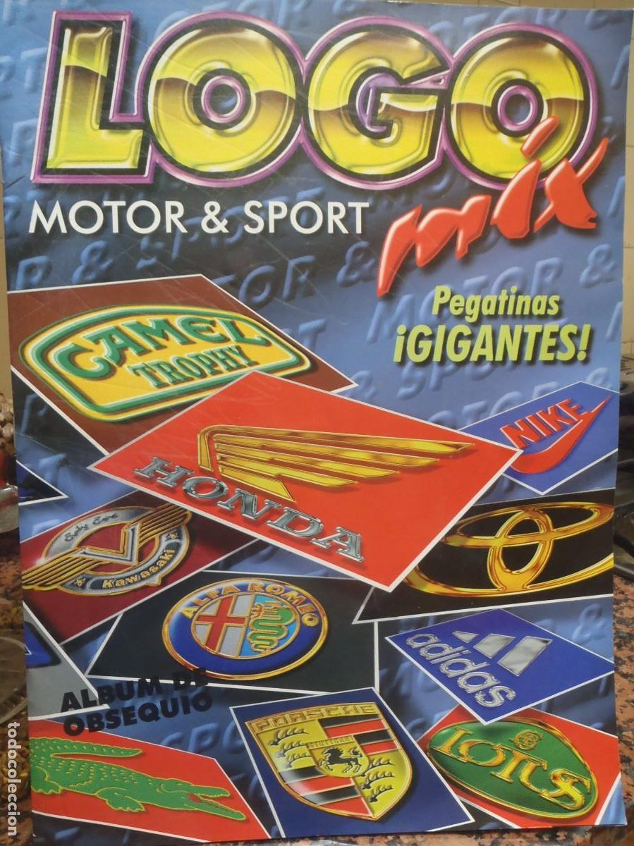 Collezionismo Album: LOGO MIX - MOTOR & SPORT - PEGATINAS GIGANTES - SOLO UN CROMO
