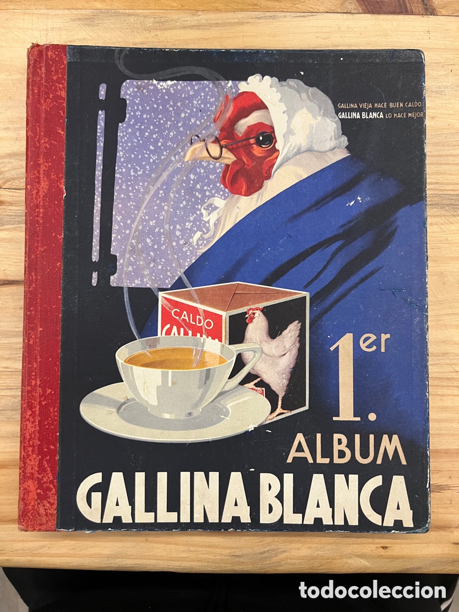 Colecionismo Cadernetas: 1r ALBUM GALLINA BLANCA. 1a EDICI&Oacute;N. Faltan 4 cromos