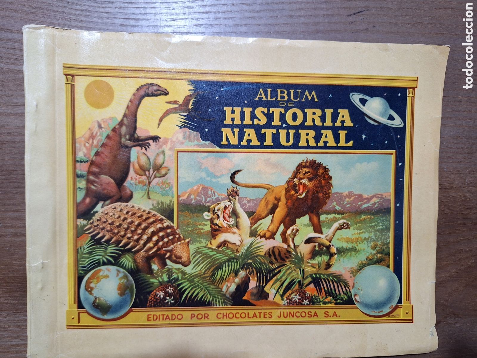 Collectable Incomplete Albums: ALBUM SEGUNDO HISTORIA NATURAL DE CHOCOLATES JUNCOSA. VACIO Y EN BUEN ESTADO