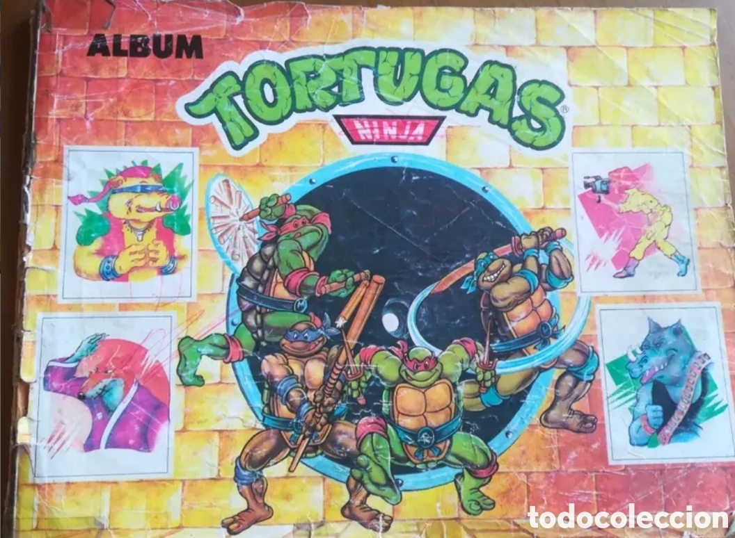 Colecionismo Cadernetas: &Aacute;lbum tortugas ninja de 1991