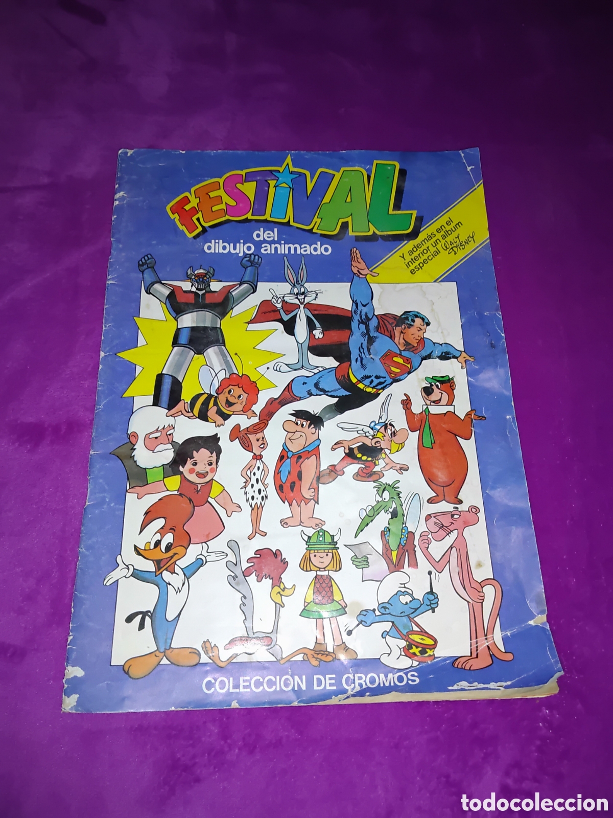 Collectionnisme Albums: COLECCI&Oacute;N DE CROMOS FESTIVAL DEL DIBUJO ANIMADO CON UN &Aacute;LBUM ESPECIAL DE WALT DISNEY EN SU INTERIOR