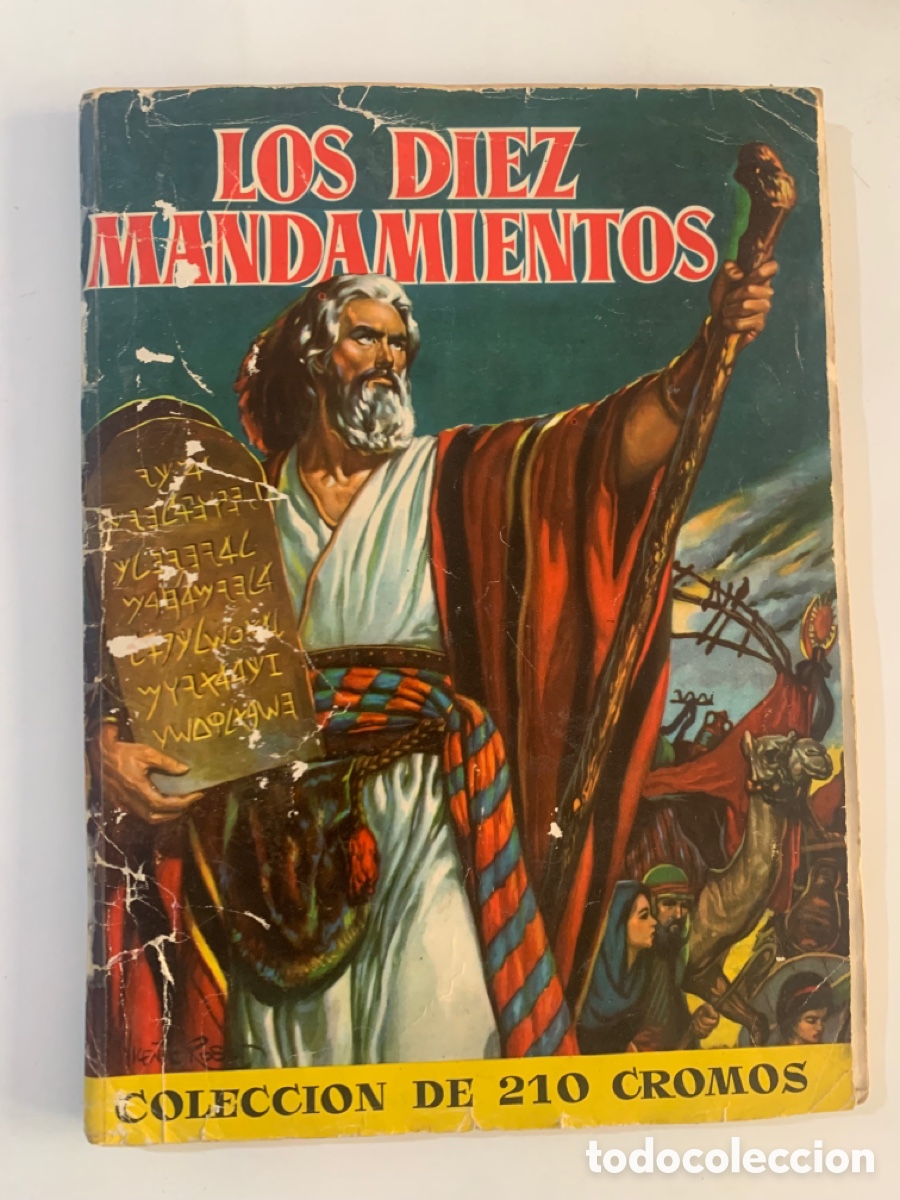 Collectionnisme Albums: &Aacute;lbum de cromos de 1959 pel&iacute;cula los Diez mandamientos bruguera