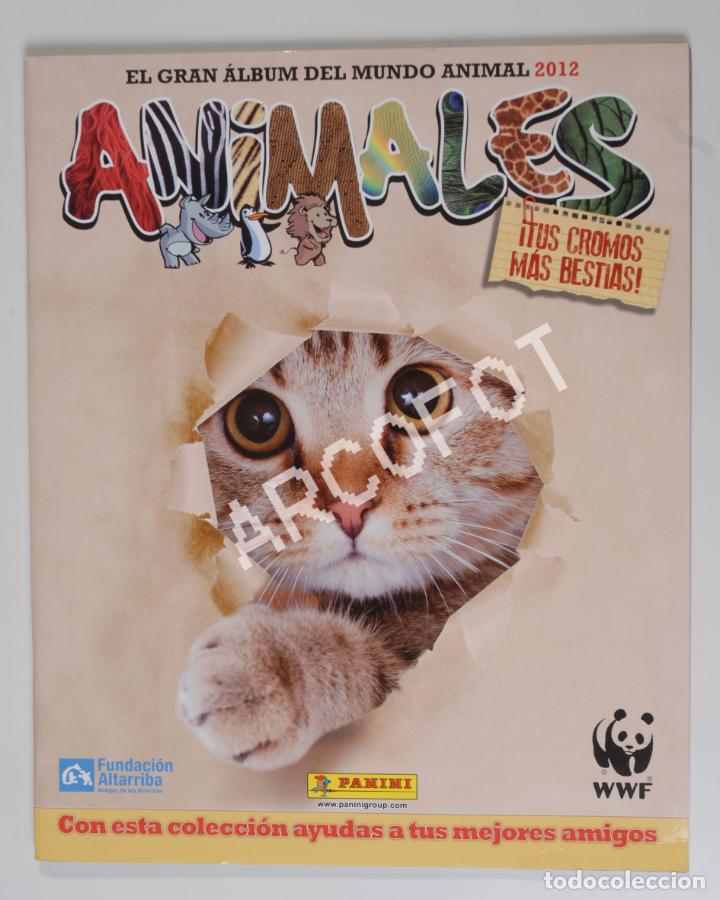 Collectionnisme Albums: ANIMALES - El gran &aacute;lbum del mundo animal 2012 - Panini