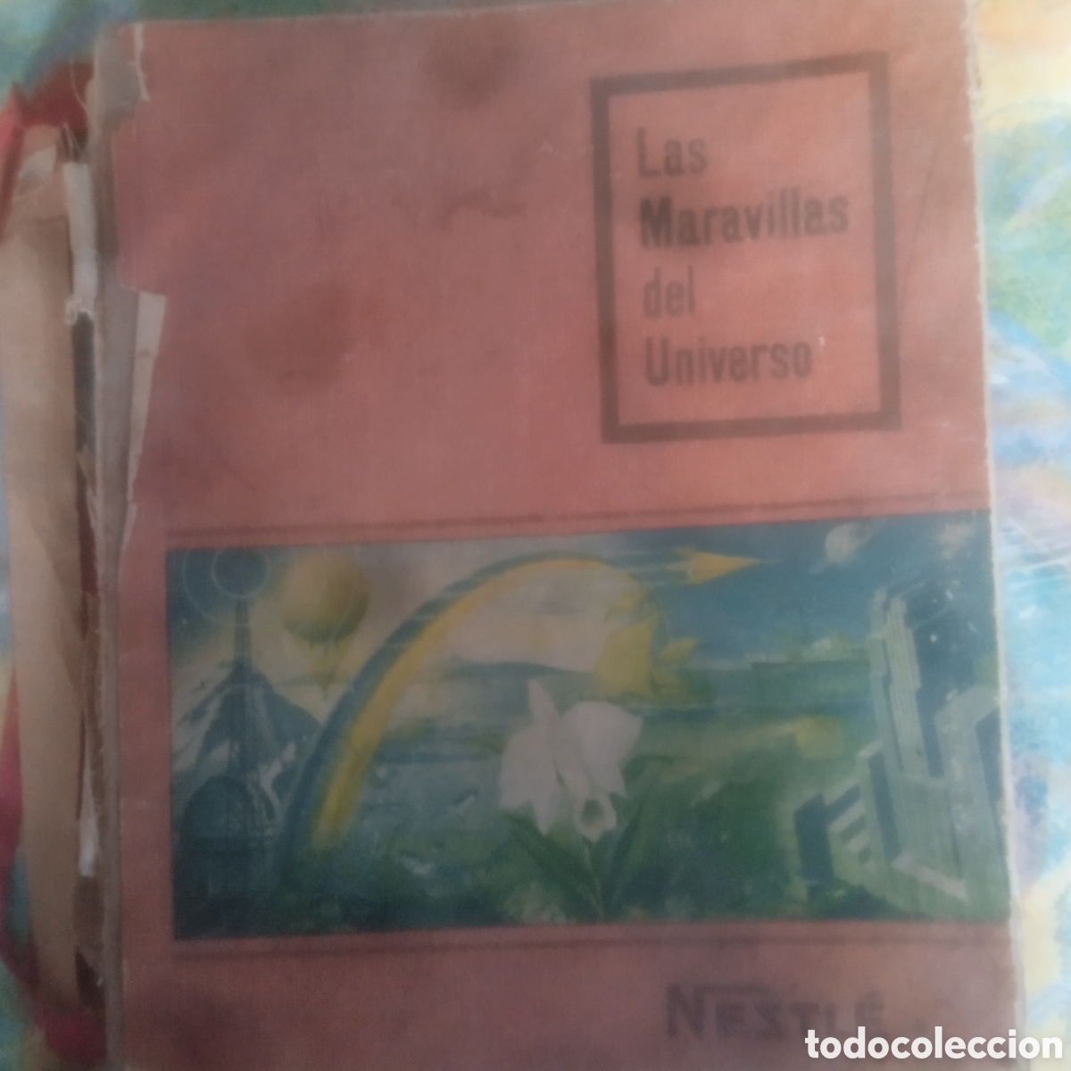 Coleccionismo &Aacute;lbumes: Las maravillas del universo,EN MAL ESTADO,VER FOTOS,le faltan 49 cromos psra estar complet